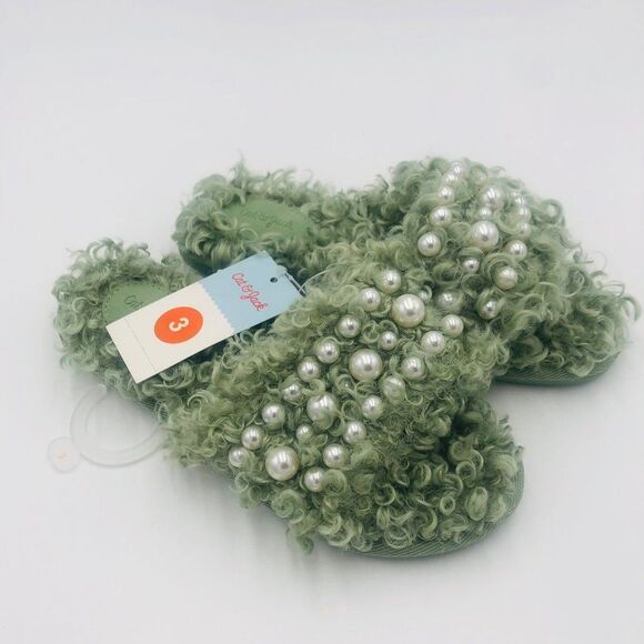 Brand New Cat & Jack Green/ Adeline Sandals‎ For Girls Size 3 - Picture 2 of 5